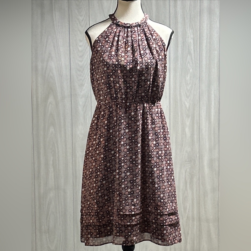 Loft women’s Halter Neck Knee Length Dress Size 6